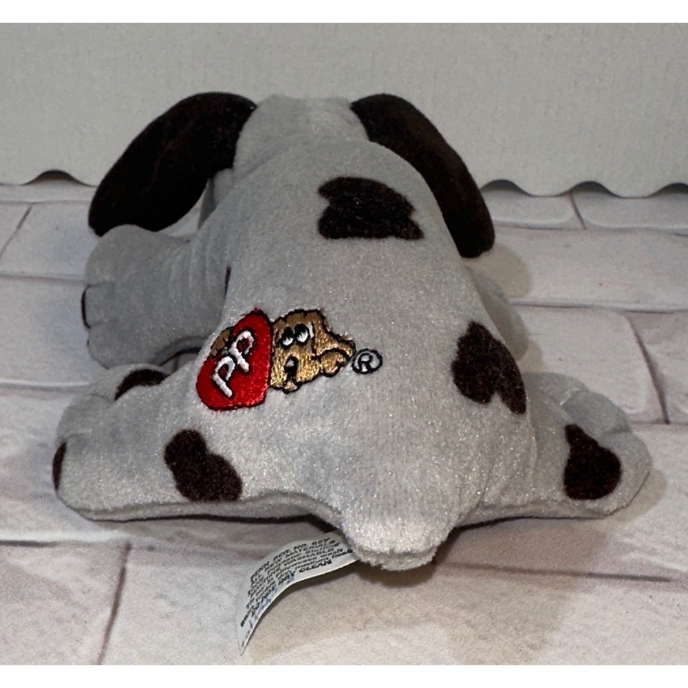 Vintage Tonka Pound Puppies Grey Spotted Dog Plush 1980s Retro‎ Toy 4042 11 - Picture 4 of 7